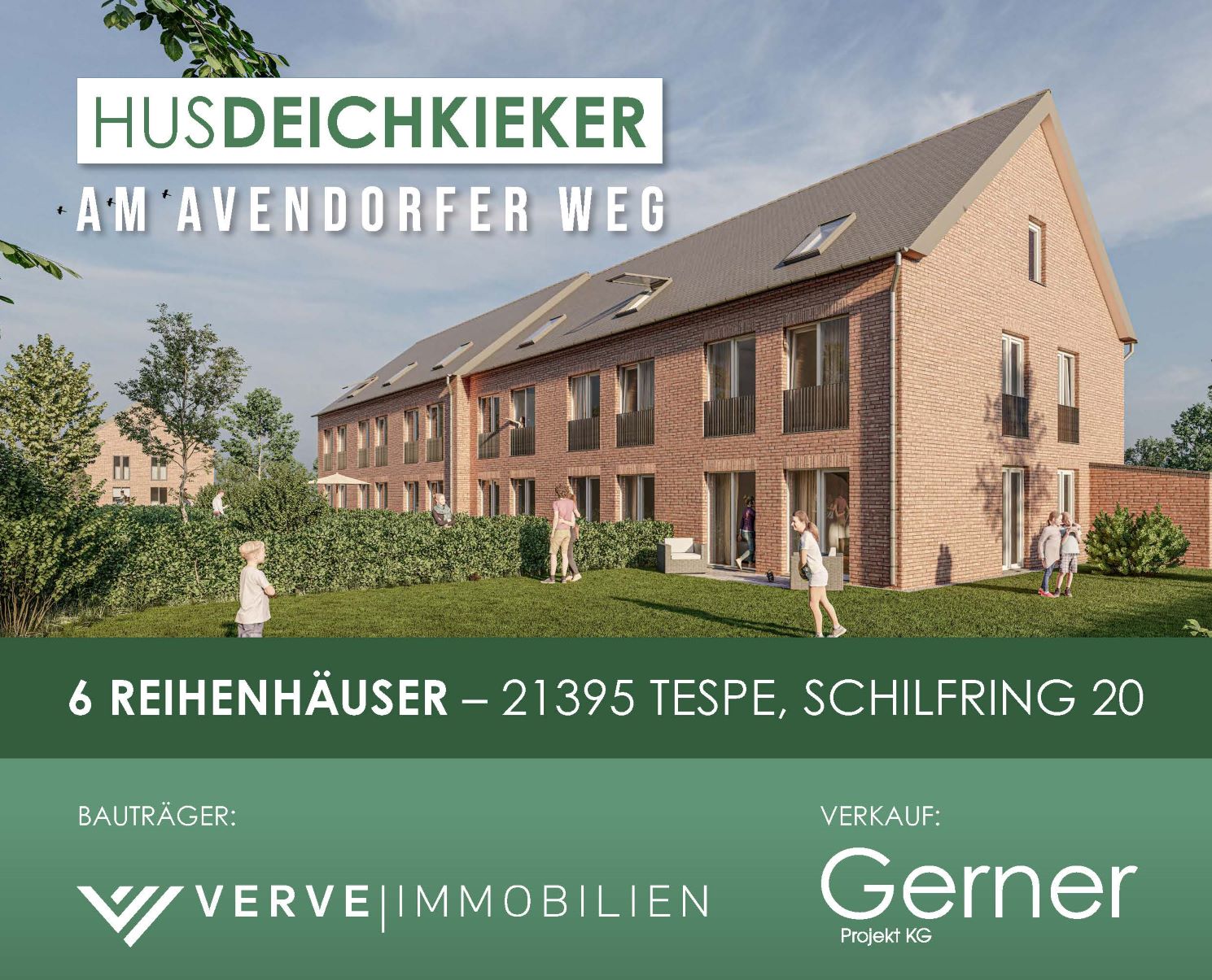 HUSDEICHKIEKER - 6 Reihenhäuser im Wohnpark "Am Avendorfer Weg"